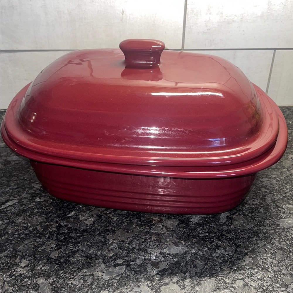 Pampered Chef new without box Deep Covered Baker. Stone